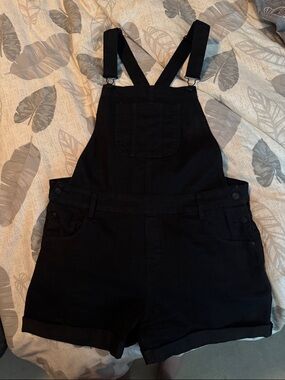 Wallflower Black Denim Overalls